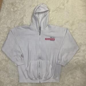 Primitive Sweater Men's XL  Demon Slayer  White Zip Up Hoodie Missing Drawstring